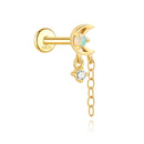 Brincos CANNER Femininos em Prata 925 Banhados a Ouro 18K com Zircônia — Elegância e Brilho Clássico