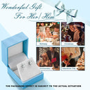 Brincos Unissex de Moissanita TUHE em Prata 925 — Estilo Hiphop Luxuoso com Fecho Rosqueado